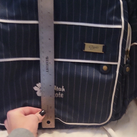 OGIO Navy Blue Striped Crossbody Bag - Picture 10 of 11